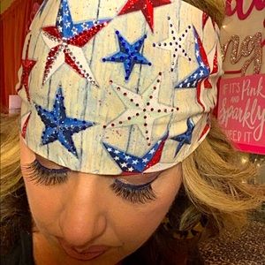 Bling American Biker Headband Headwrap